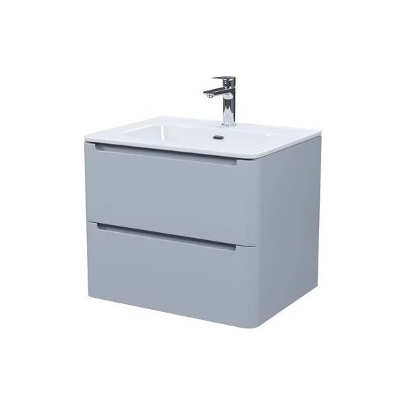 Тумба подвесная с раковиной Iddis Edifice 60 см EDI60L0i95K, светло-серый - фото 