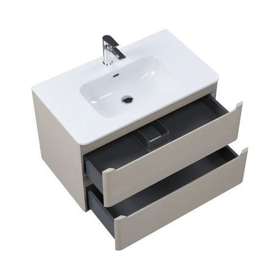 Тумба подвесная с раковиной Iddis Edifice 80 см EDI80C0i95K, капучино - фото 3