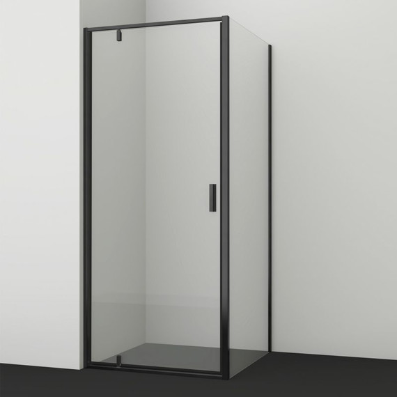 Душевое ограждение WasserKraft Elbe 80x80 см 74P02, чёрный/прозрачное - фото 