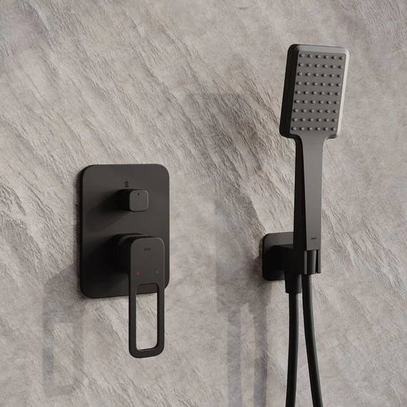 Душевая система для душа Iddis Slide SLIBL02i67, черный матовый - фото 3