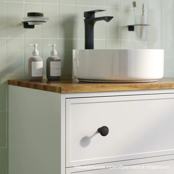 Тумба подвесная со столешницей Iddis Torr 70 см TOR70WBi95K, белый матовый - фото 6