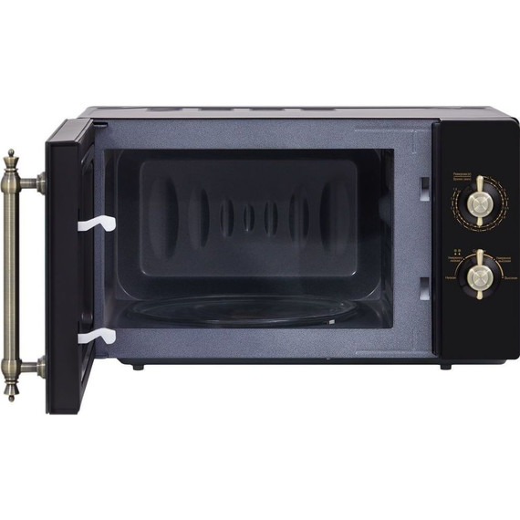 Отдельностоящая микроволновая печь Hiberg VM-4288 BR (чёрное стекло) - фото 4