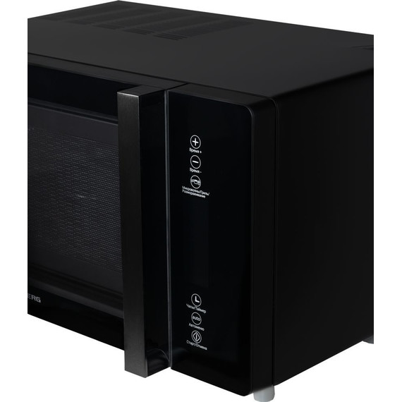 Отдельностоящая микроволновая печь Hiberg VM-4588 B (чёрное стекло) - фото 9