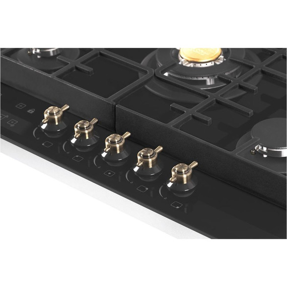 Газовая варочная поверхность Hiberg VM 7155 B (чёрное стекло) - фото 9