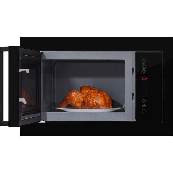 Встраиваемая микроволновая печь Hiberg VM 8505 B (чёрное стекло) - фото 6