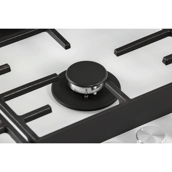 Газовая варочная поверхность Hiberg VM 9155 W (белое стекло) - фото 11