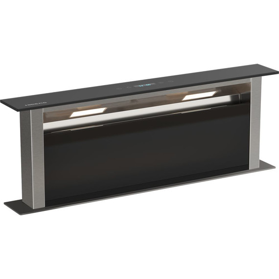 Вытяжка встраиваемая в столешницу Hiberg VTMF 90100 B (чёрное стекло) - фото 3