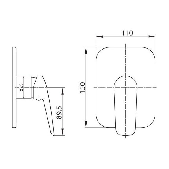 Смеситель для душа Imprese Praha VR-15030(Z) new (страна-производитель Чехия) - фото 2