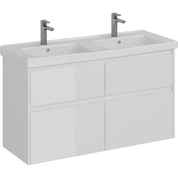 Тумба подвесная с раковиной Lemark Combi 125 см LM03C125T - фото 