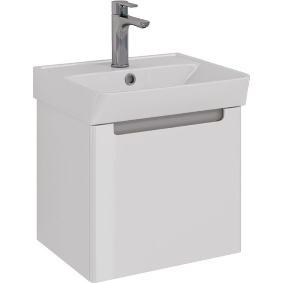 Тумба подвесная с раковиной Lemark Buno Mini 45 см LM05BM45T - фото 