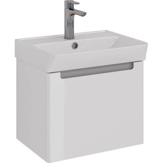 Тумба подвесная с раковиной Lemark Buno Mini 50 см LM05BM50T - фото 