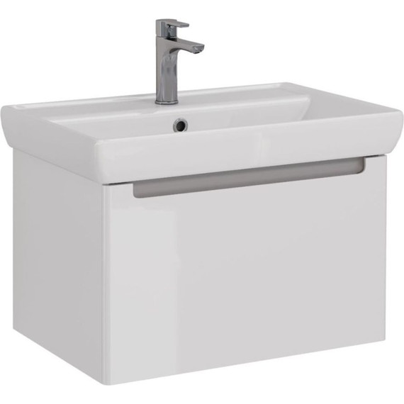 Тумба подвесная с раковиной Lemark Buno Mini 70 см LM05BM70T - фото 