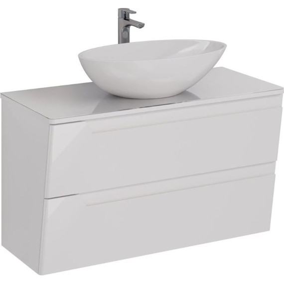 Тумба подвесная со столешницей Lemark Miano 100 см LM06M100T - фото 