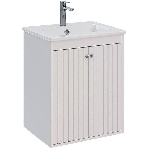 Тумба подвесная с раковиной Lemark Romance 60 см LM07R60T - фото 