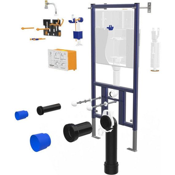 Инсталляция Loranto с подвесным безободковым унитазом Azario Pavia 4501+AZ-2005 - фото 3