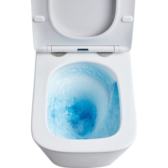 Инсталляция с подвесным безободковым унитазом Azario Teramo AZ-8010-1000+AZ-0052-UQ (система смыва Торнадо) - фото 12