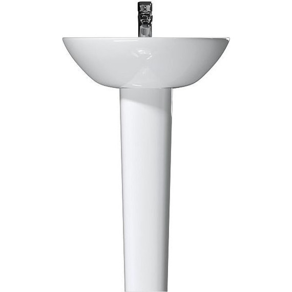 Раковина с пьедесталом Mirsant Rock 56 см - фото 2