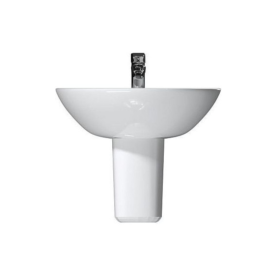 Раковина с полупьедесталом Mirsant Rock 56 см - фото 2