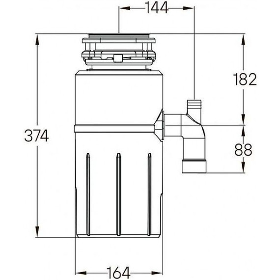 Измельчитель пищевых отходов Paulmark Intenso I-500 - фото 6