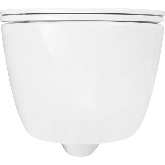 Унитаз подвесной безободковый Azario Ferio 87565 с тонкой крышкой микролифт - фото 8