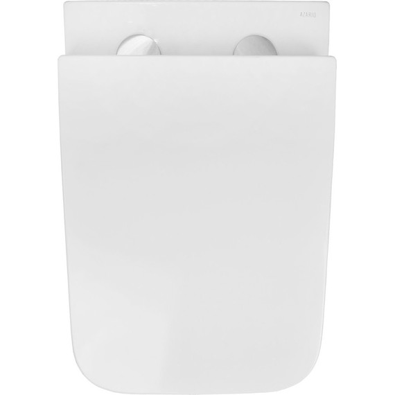 Унитаз подвесной безободковый Azario Moneo AZ-0062 с тонкой крышкой микролифт - фото 10