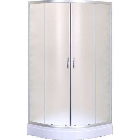 Душевое ограждение Loranto CS-8015S 90х90 см, сатин/матовое - фото 2