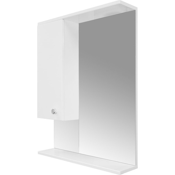 Зеркало-шкаф Loranto Моника 60 см L, без светильника, белый - фото 3