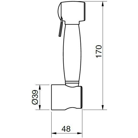 Гигиенический душ Cezares ATLANTIS-U-IFS-01 - фото 5