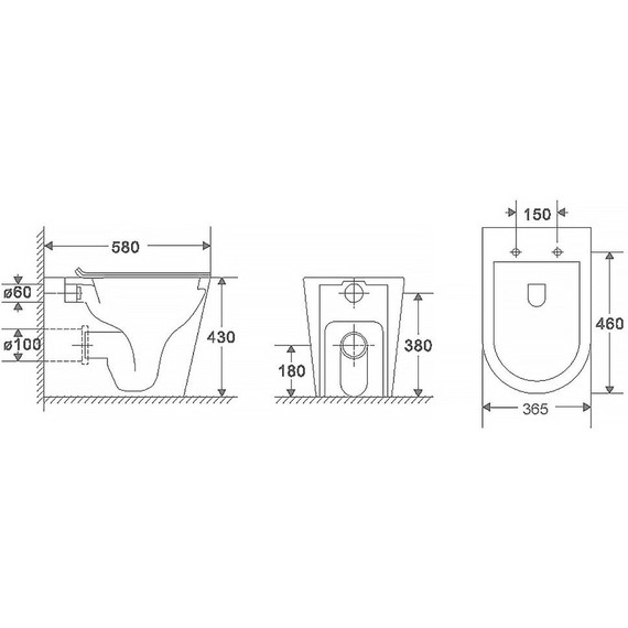 Унитаз приставной безободковый Azario Teramo AZ-1003DNR с крышкой микролифт - фото 11
