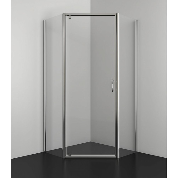 Душевое ограждение Azario Dallas AZ-112P 90х90 см CS00021481, хром/прозрачное - фото 4