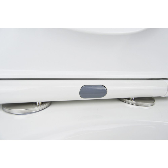 Унитаз-компакт безободковый Azario Fretta Square AZ-5121 с крышкой микролифт - фото 7