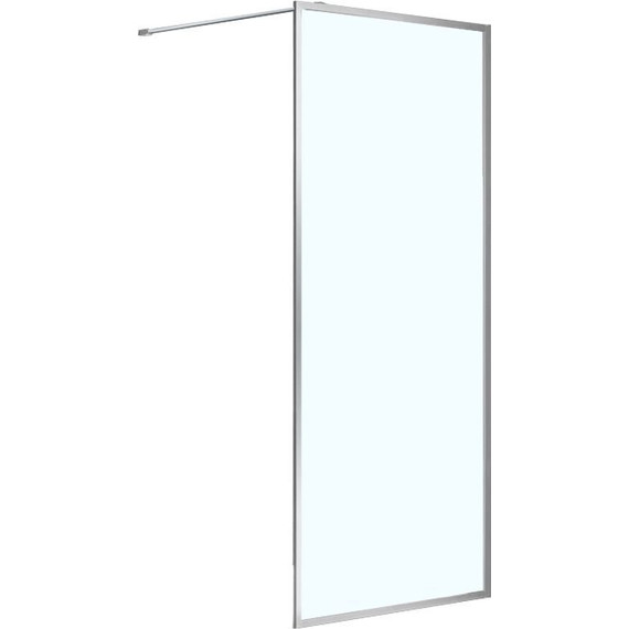 Душевая перегородка Azario Richmond Walk-in 80 см AZ-NAG 6310 800 silver с кронштейном в комплекте, хром/прозрачное - фото 2