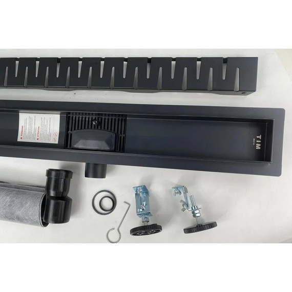 Трап TIM 40 см BAD464002BK, чёрный матовый - фото 10