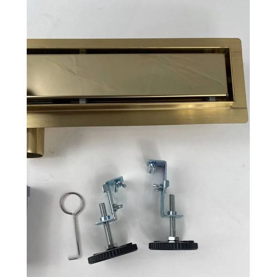 Трап TIM 60 см BAD486002GP, золотой (под плитку) - фото 6