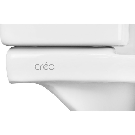 Унитаз-компакт Creo Ceramique Tours с крышкой микролифт - фото 14