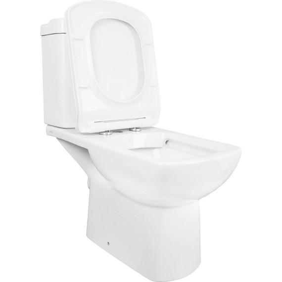 Унитаз-компакт Creo Ceramique Tours с крышкой микролифт - фото 3