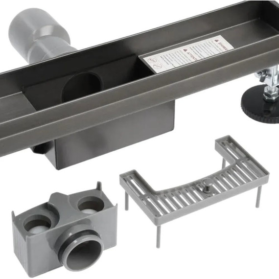 Трап TIM 50 см BAD475002GY, вороненая сталь - фото 5