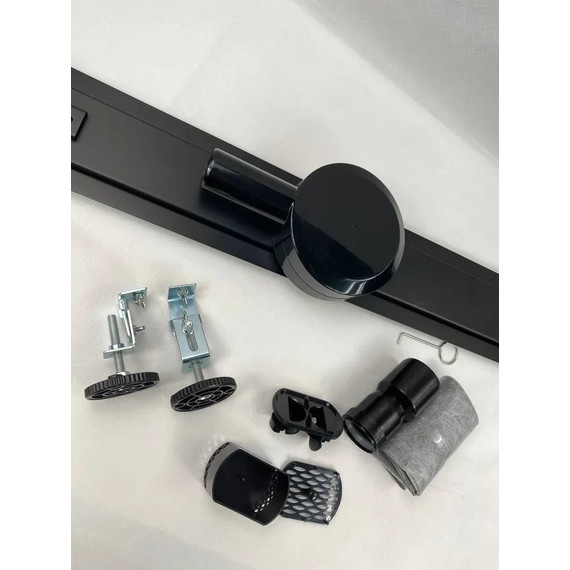 Трап Zeissler 80 см BAD558002BK, чёрный матовый (под плитку) - фото 12