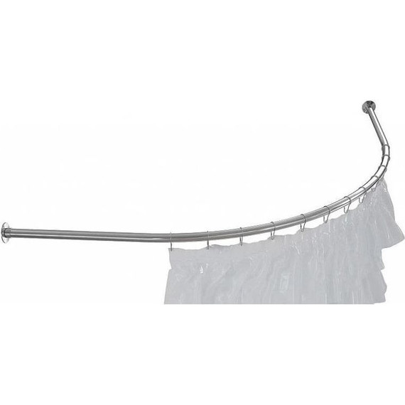 Карниз для ванны Aquatek 150х100 см дуга (для ванны Вирго) KARN-0000010 - фото 