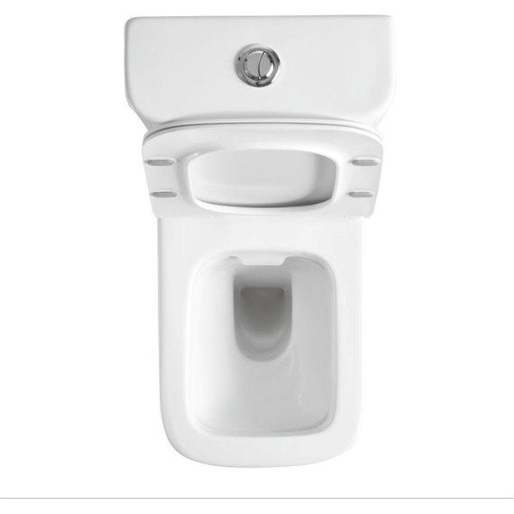 Унитаз-компакт безободковый Sole Puls с тонкой крышкой микролифт - фото 3