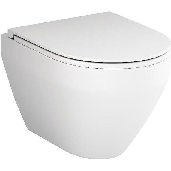 Унитаз подвесной безободковый Am.Pm Spirit V2.0 FlashClean C701700MWSC с крышкой микролифт - фото 