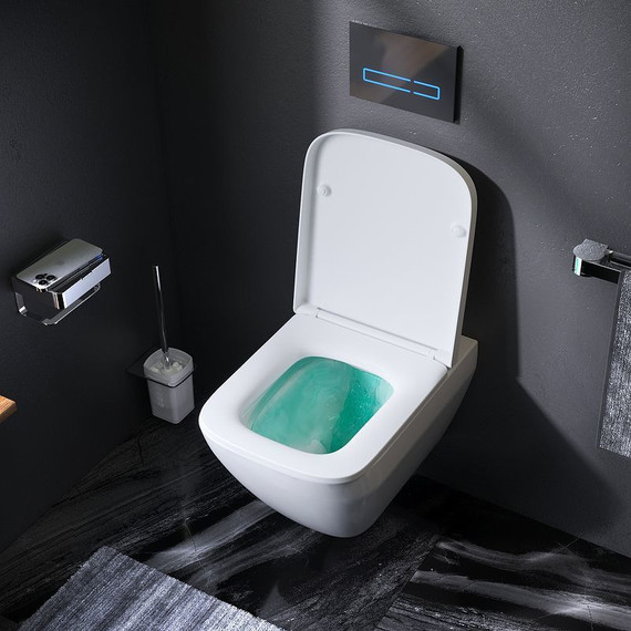 Унитаз подвесной безободковый Am.Pm Spirit V2.0 Square FlashClean C701701SC с крышкой микролифт - фото 10