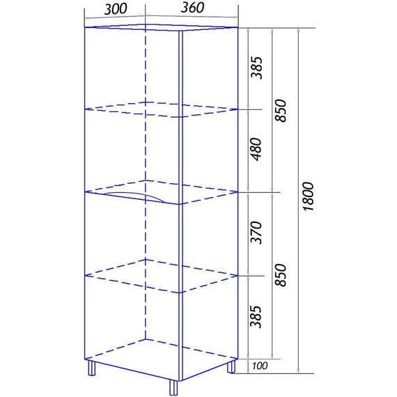 Пенал напольный Loranto Santorini 36 см CS00086965 R, белый глянцевый - фото 6