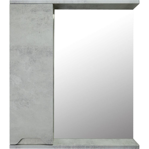 Зеркало-шкаф Loranto Florena 60 см CS00086983 L, светлый бетон - фото 2