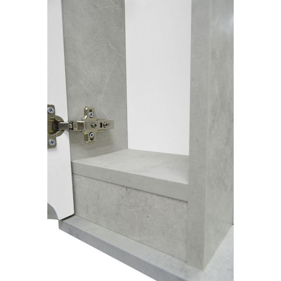 Зеркало-шкаф Loranto Florena 60 см CS00086983 L, светлый бетон - фото 7