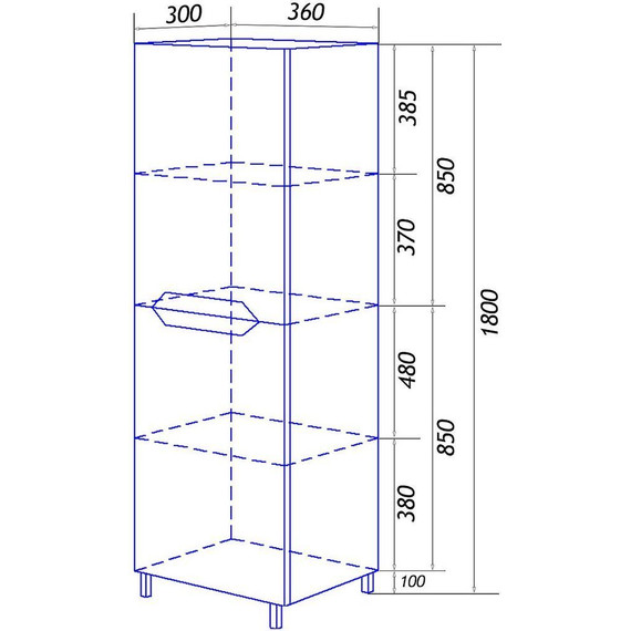Пенал напольный Loranto Santorini 36 см CS00087005 L, светлый бетон - фото 7