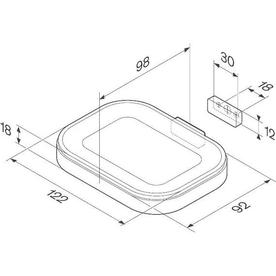 Мыльница AM.PM Func A8F34222, цвет чёрный - фото 7