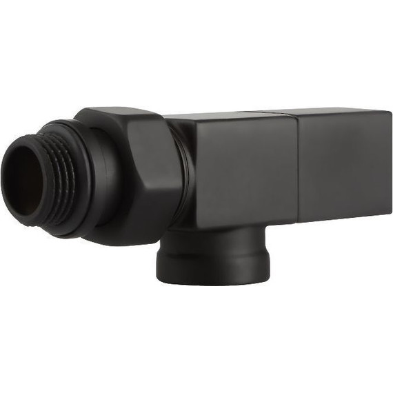 Вентиль для радиатора осевой Royal Thermo Cube 1/2" RTE 56.0004, чёрный - фото 8