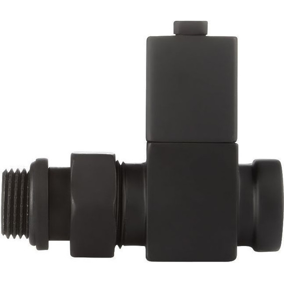 Вентиль для радиатора прямой Royal Thermo Cube 1/2" RTE 56.0006, чёрный - фото 8