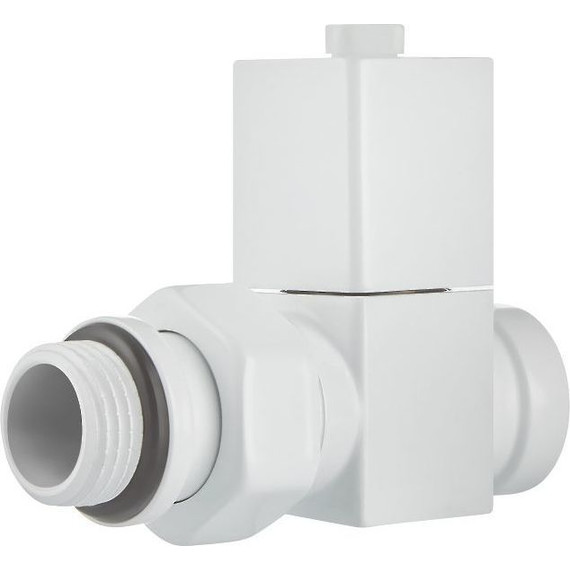 Вентиль для радиатора прямой Royal Thermo Cube 1/2" RTE 56.0005, белый - фото 7